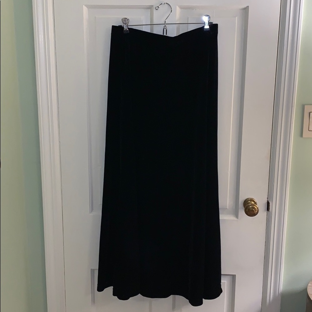 Velvet Maxi Skirt